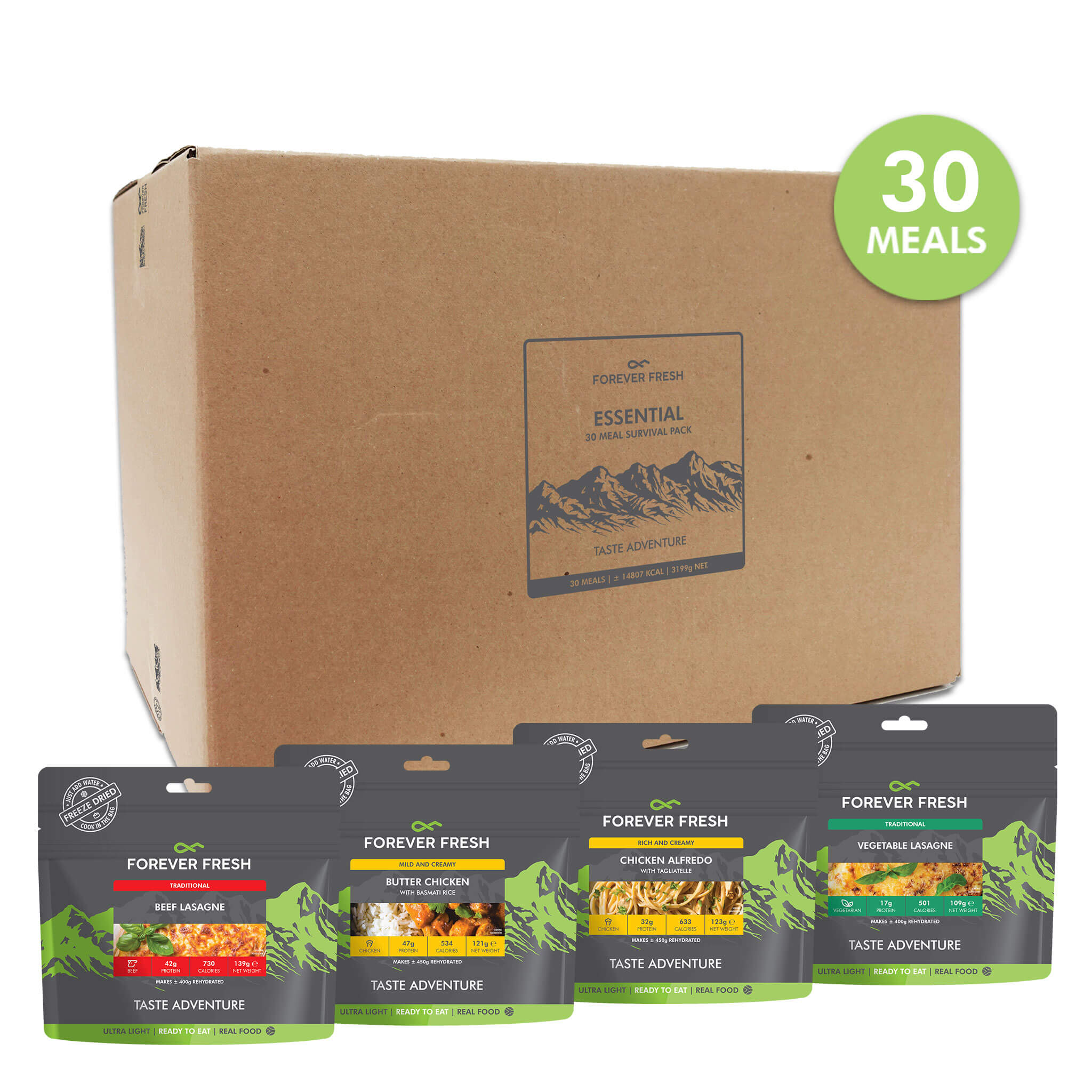 Essential | 30-Meal Adventure Pack