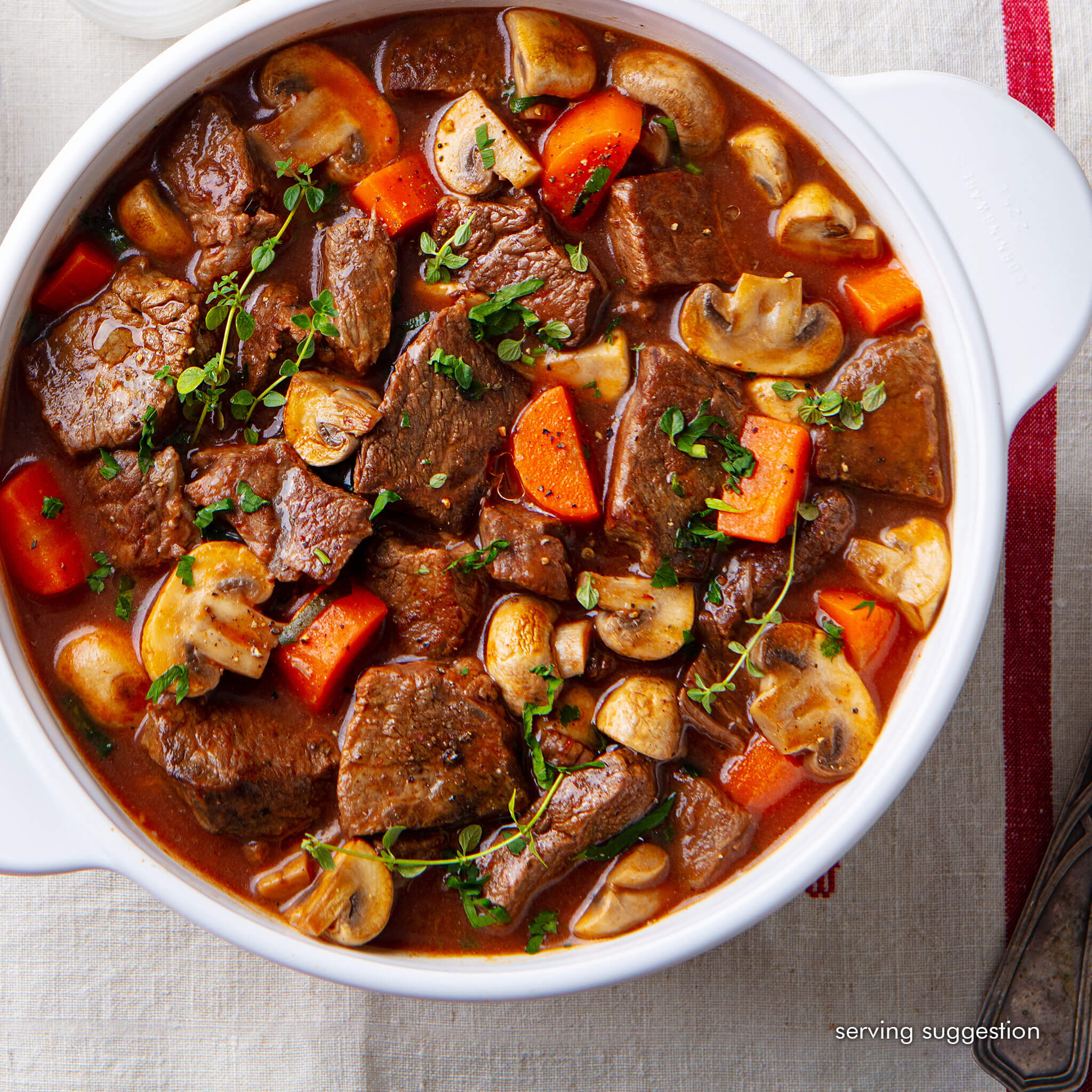 Classic Beef Stew with Basmati Rice