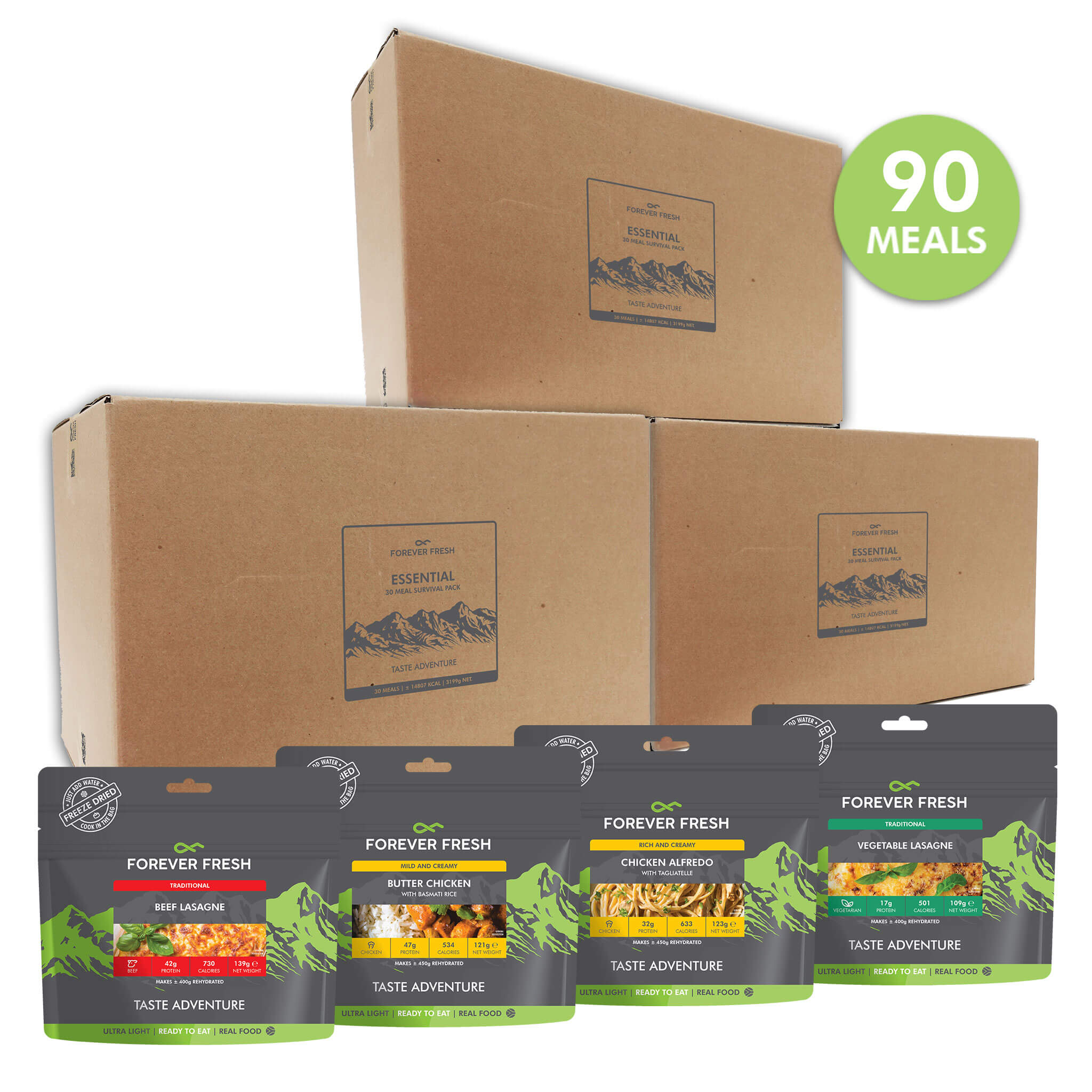 Essential | 90-Meal Adventure Pack
