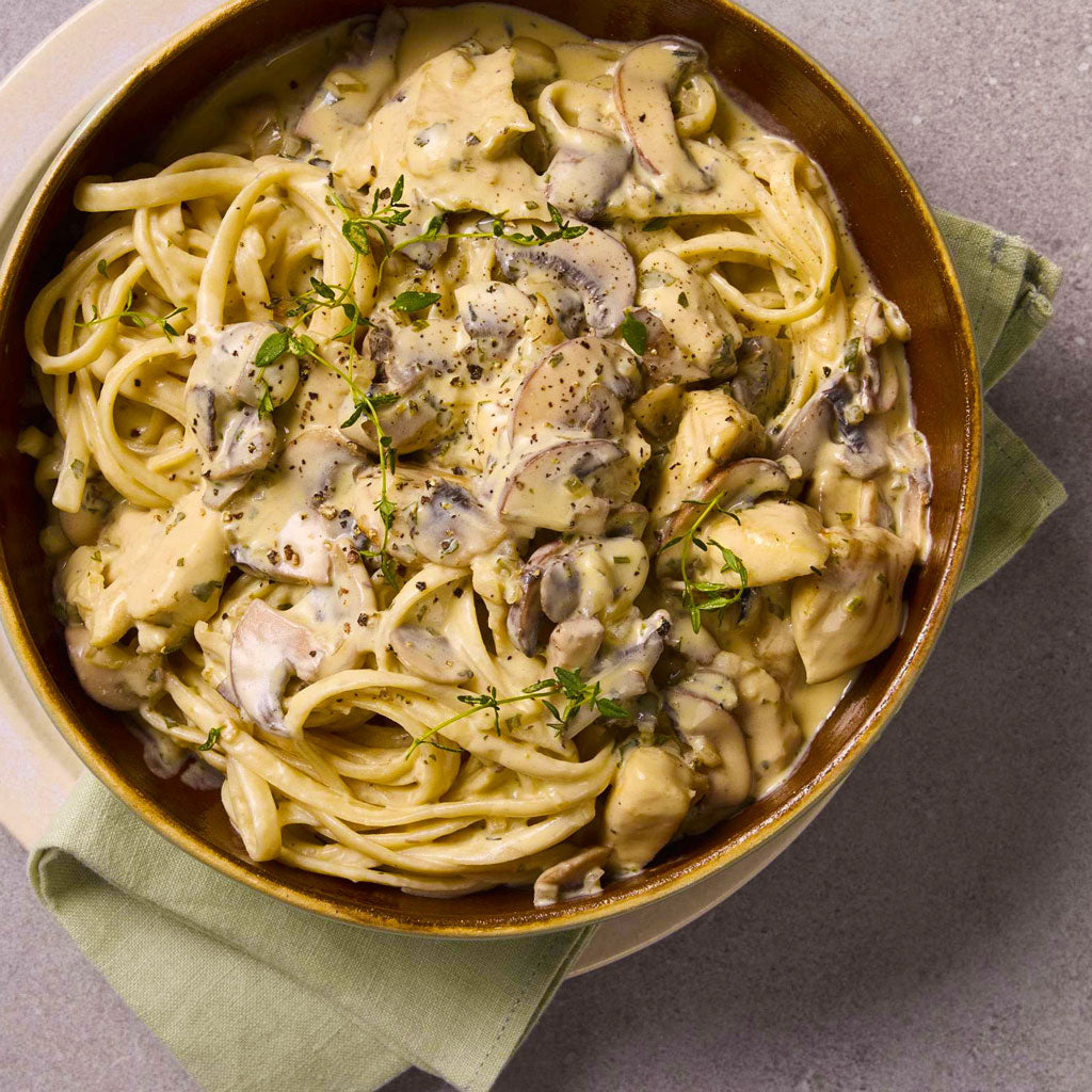 Creamy Chicken Alfredo with Tagliatelle